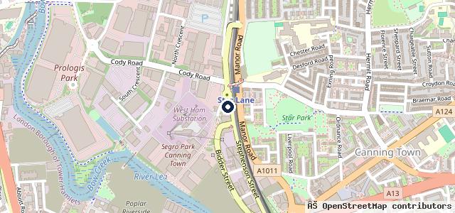 Map showing the location of E1 Taxis Ltd