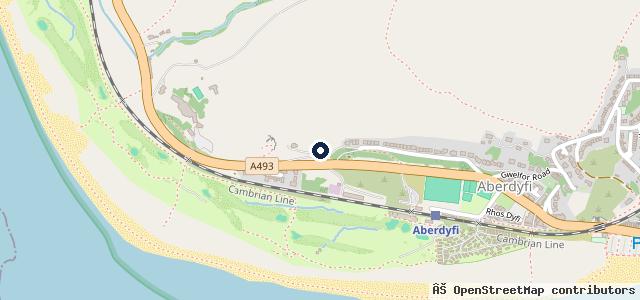 Map showing the location of Dyfi Yard Repairs Ltd (Aberdovey Gwynedd)
