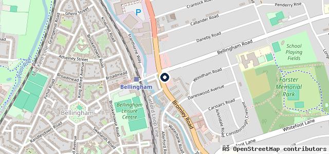 Map showing the location of Eden Park MC Ltd - Beckenham | Beckenham