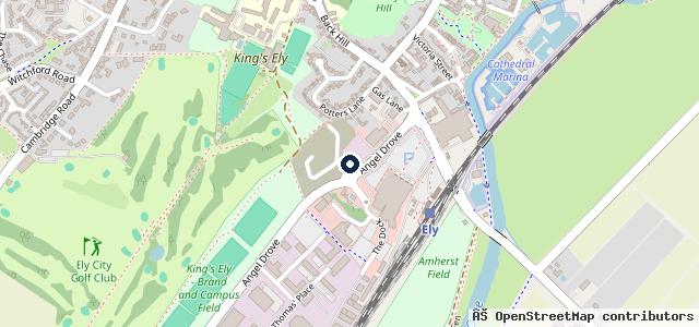 Map showing the location of Ely Tyre Services
