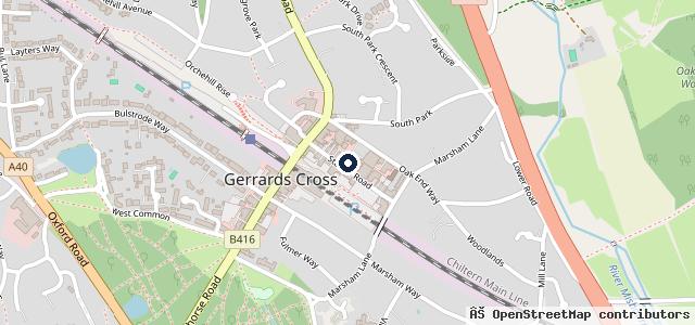 Map showing the location of Gerrards Cross Auto Services Ltd