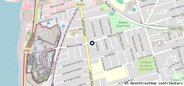 Map showing the location of Farrers Garage