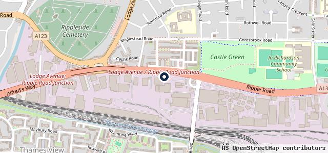 Map showing the location of 1 Stop MOT & repairs ltd