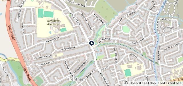 Map showing the location of Fast Lane Service Centre