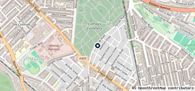 Map showing the location of G & J Motors