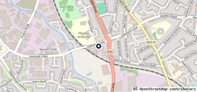 Map showing the location of Go Motors
