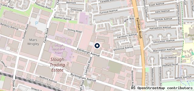 Map showing the location of Motorcare MOT & Service Centre Slough Ltd