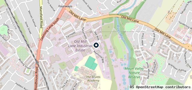 Map showing the location of GTW Motors