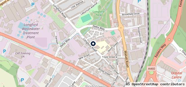 Map showing the location of Eurofit Autocentres - Cannock