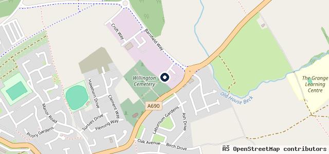 Map showing the location of Mark Sawkins Automotive