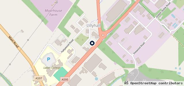 Map showing the location of Dobies Cumbria Motors