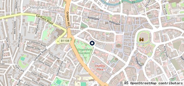 Map showing the location of A Wright & Sons