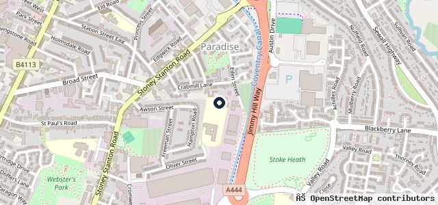 Map showing the location of Our G4R4Ge Ltd