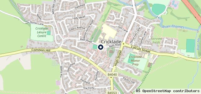 Map showing the location of Bath Road Vehicle Services