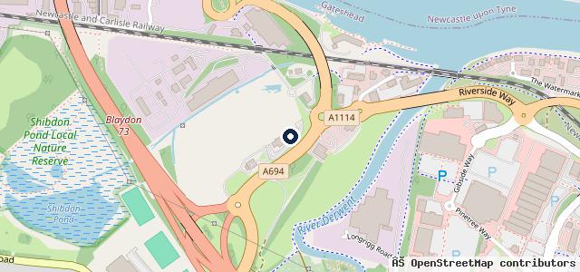 Map showing the location of TOYOTA