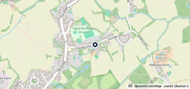 Map showing the location of D N S Carters Of Capel