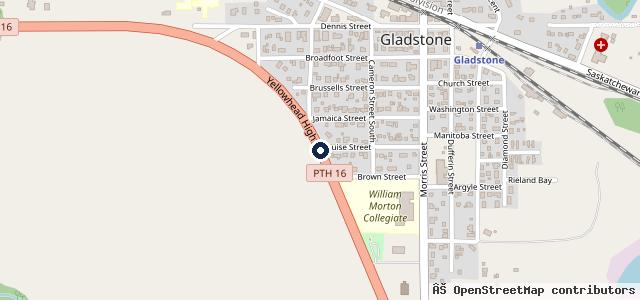Map showing the location of Happy Rock Repair