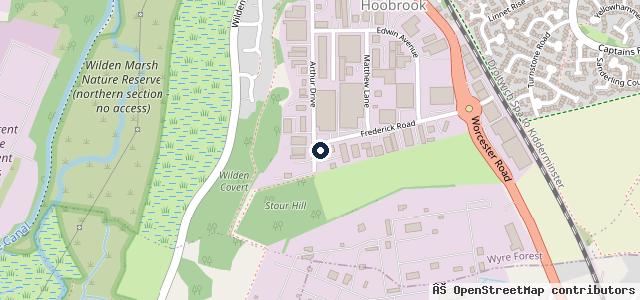 Map showing the location of DTE Motoring Centre