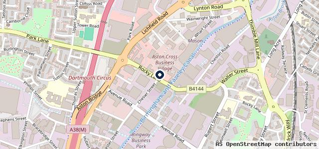 Map showing the location of Car Store Birmingham