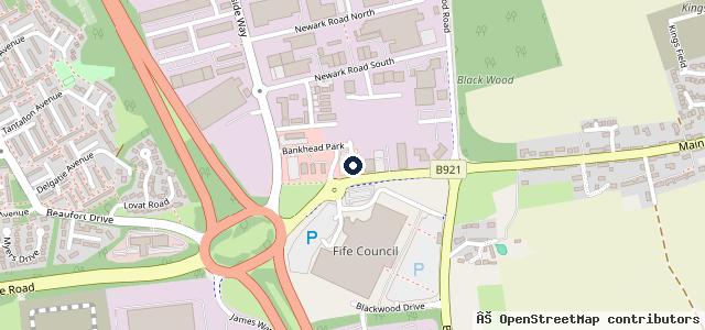 Map showing the location of Fife SEAT