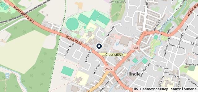 Map showing the location of Allied Vehicle Services