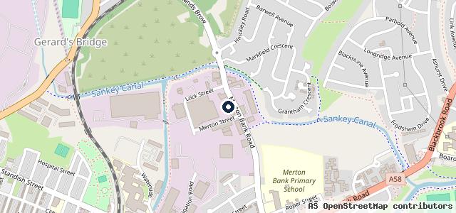 Map showing the location of Merton Bank Auto Body Repairs