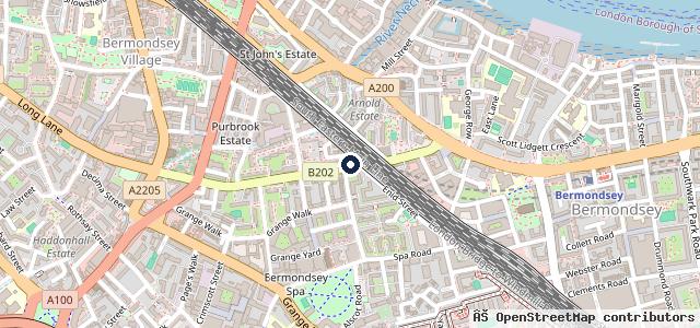 Map showing the location of General Autos