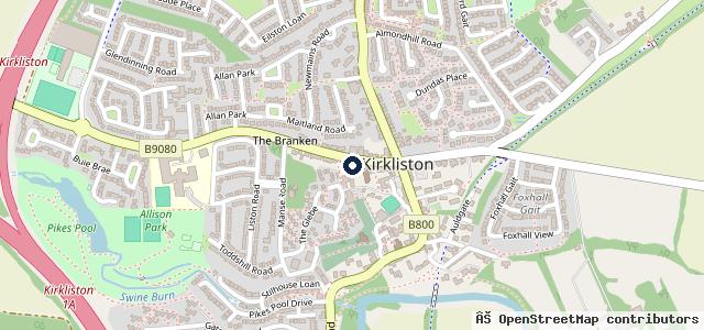 Map showing the location of Crowngrove garage services | Edinburgh