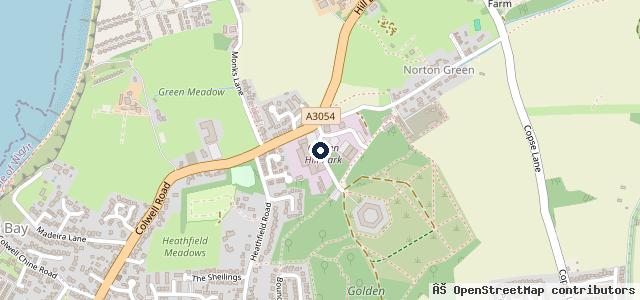 Map showing the location of Mill Road Garage