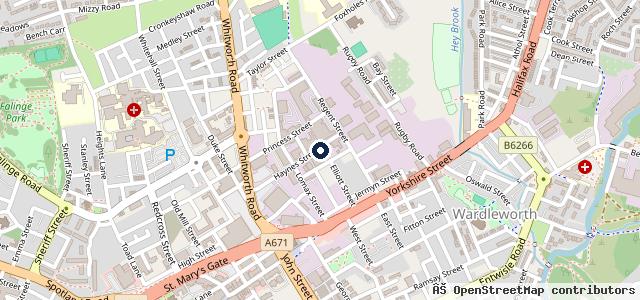 Map showing the location of Motaquip Rochdale