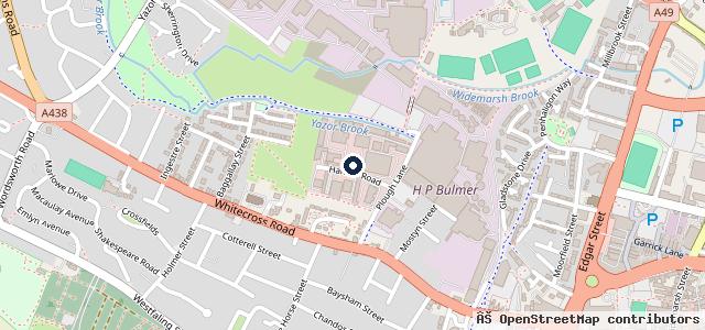 Map showing the location of Motability Scheme at Newtown Motors Nissan Hereford