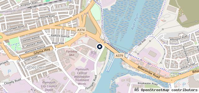 Map showing the location of P G S