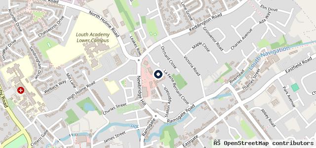 Map showing the location of R and Y Autos