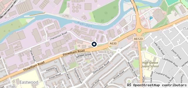Map showing the location of Ridgways Garage Ltd
