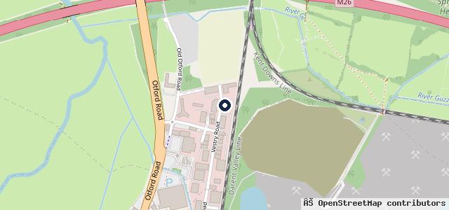 Map showing the location of Sevenoaks MOT Station