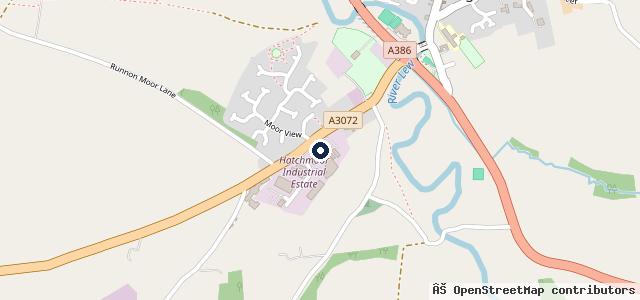 Map showing the location of The Car Workshop