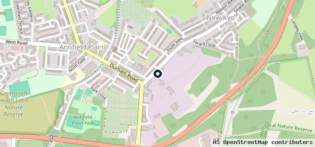 Map showing the location of General Garage