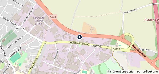 Map showing the location of Rapid Repairs