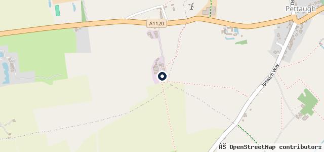 Map showing the location of Limes Garage