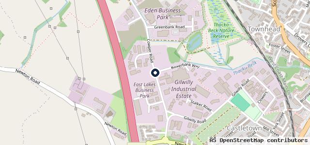 Map showing the location of Jim Walton Penrith Ltd