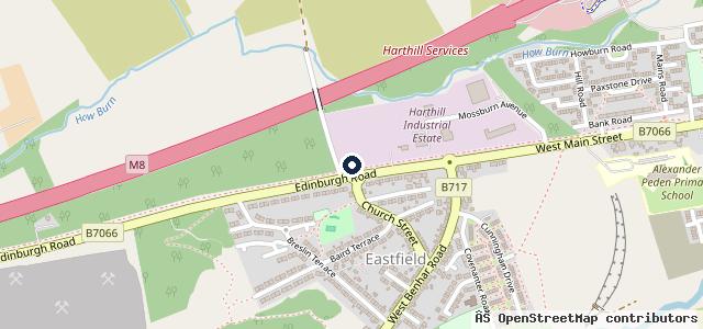 Map showing the location of A Meikle
