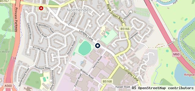 Map showing the location of A & S Motors