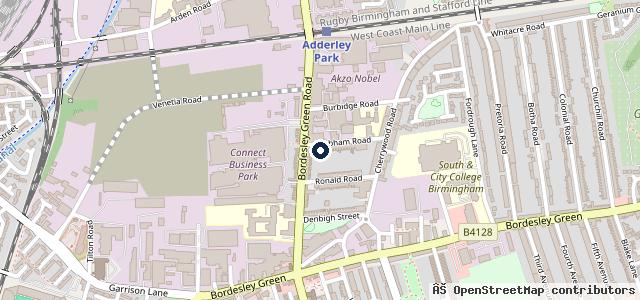 Map showing the location of A & T Tyres
