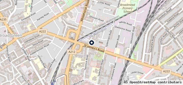 Map showing the location of AA Automotive Services