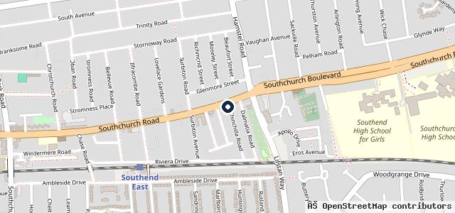 Map showing the location of Alan Bassett Motor Company Ltd