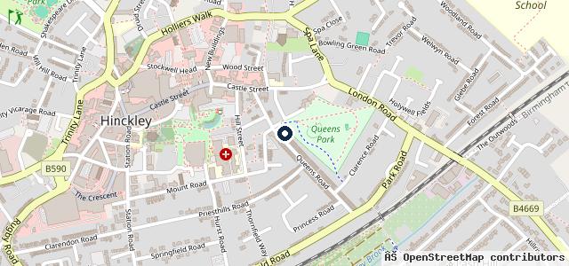 Map showing the location of All Cars Repaired Ltd