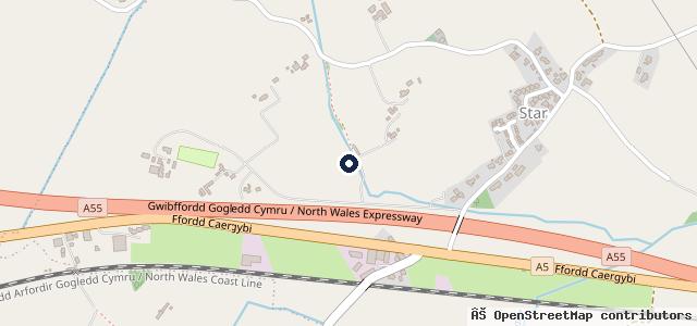 Map showing the location of Anglesey Auto Solutions