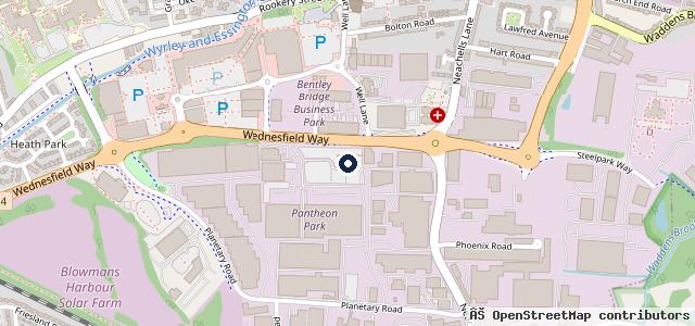 Map showing the location of Arnold Clark Wolverhampton Motorstore / Vanstore