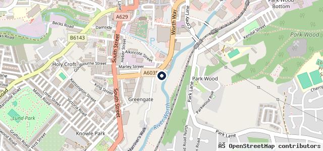 Map showing the location of A&R Auto Centre and MOT Centre