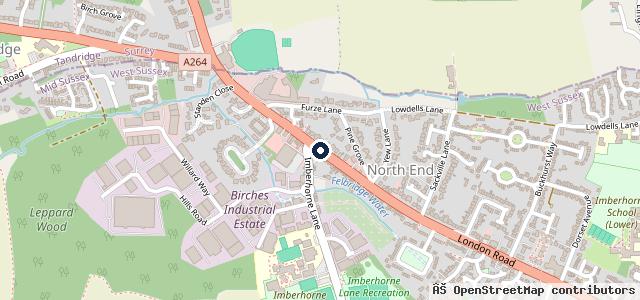 Map showing the location of ATS Euromaster East Grinstead